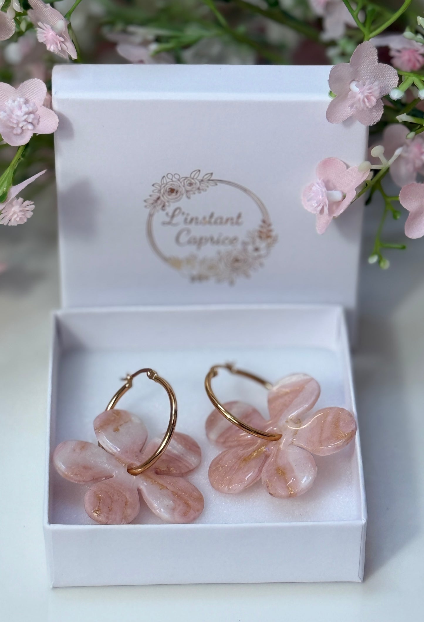 Créoles Fleur Maxi