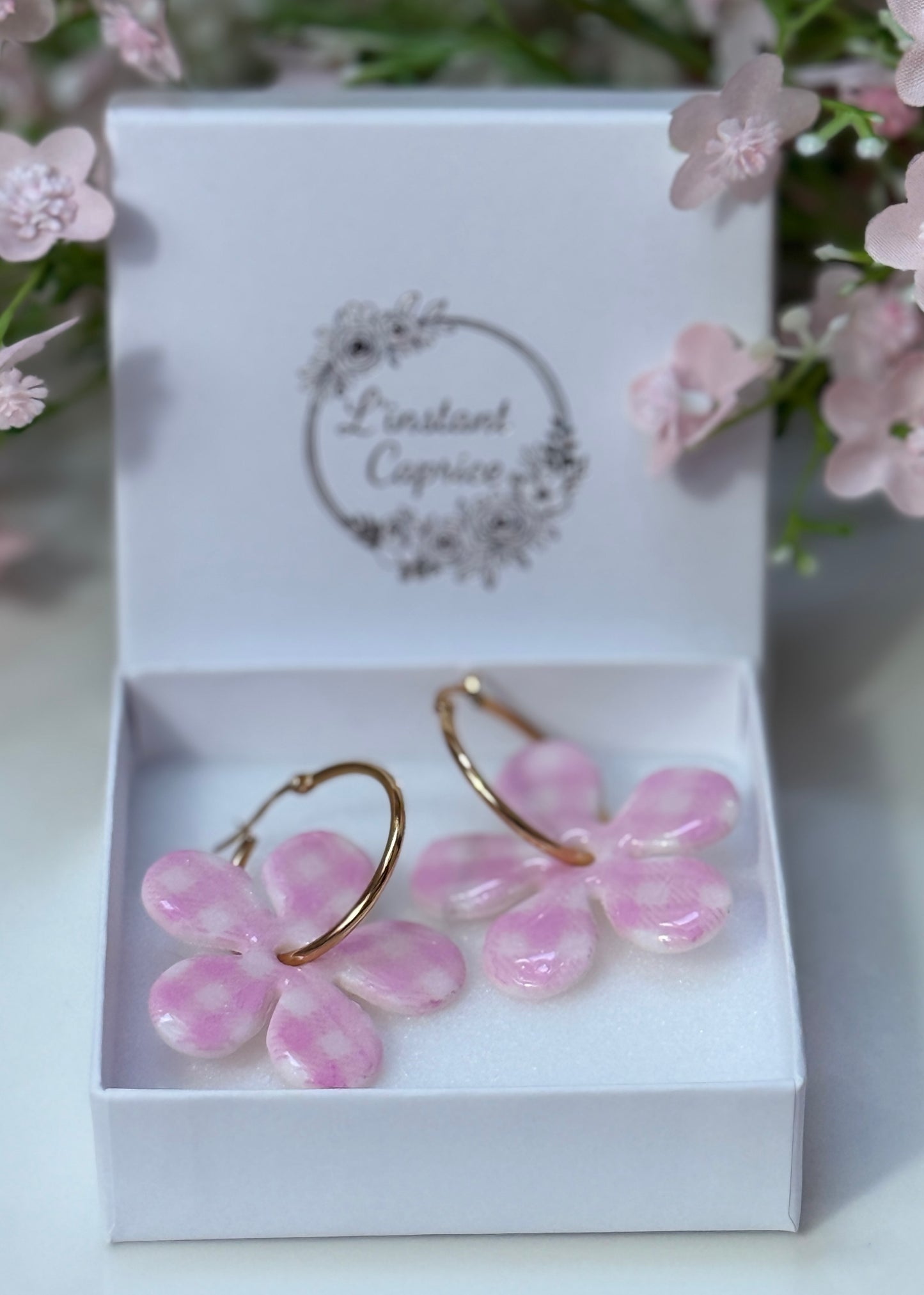 Créoles Fleur Maxi