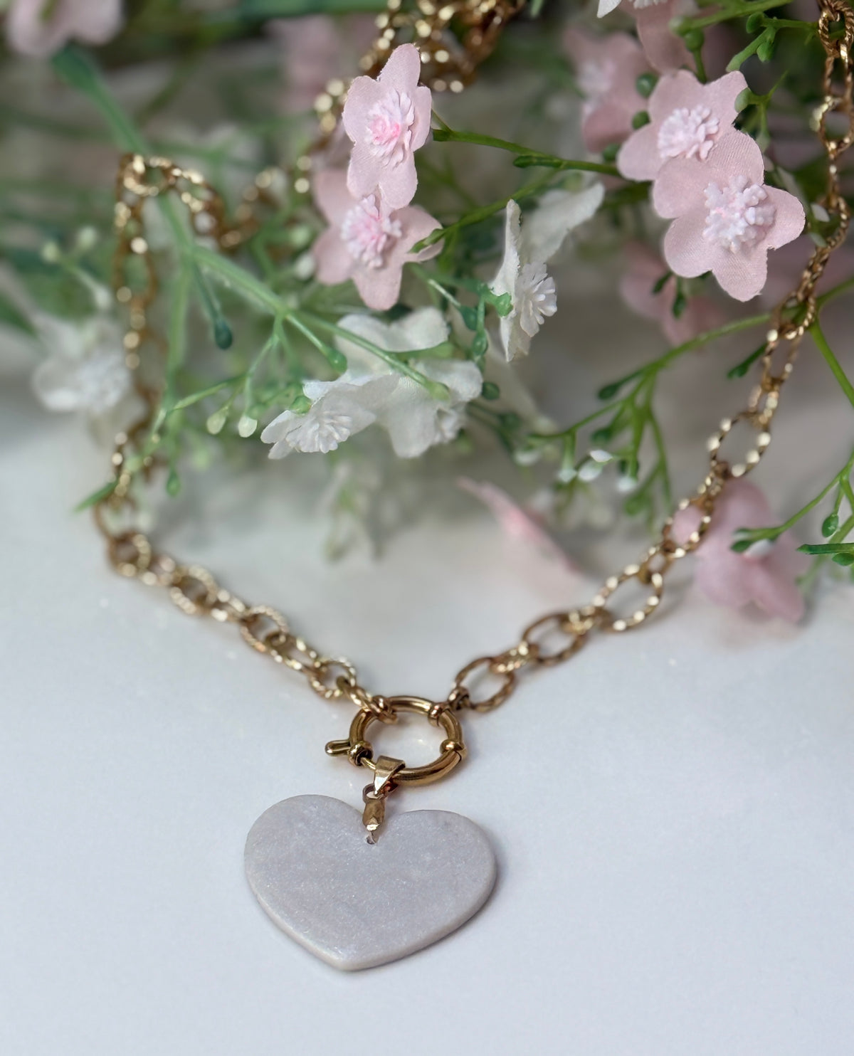 Collier Coeur interchangeable