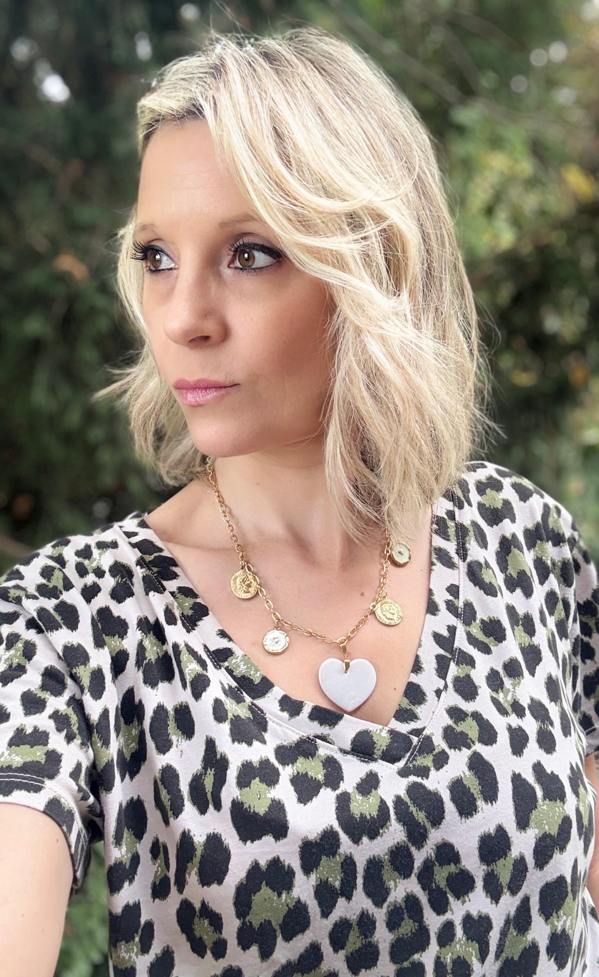 Collier Breloque Coeur