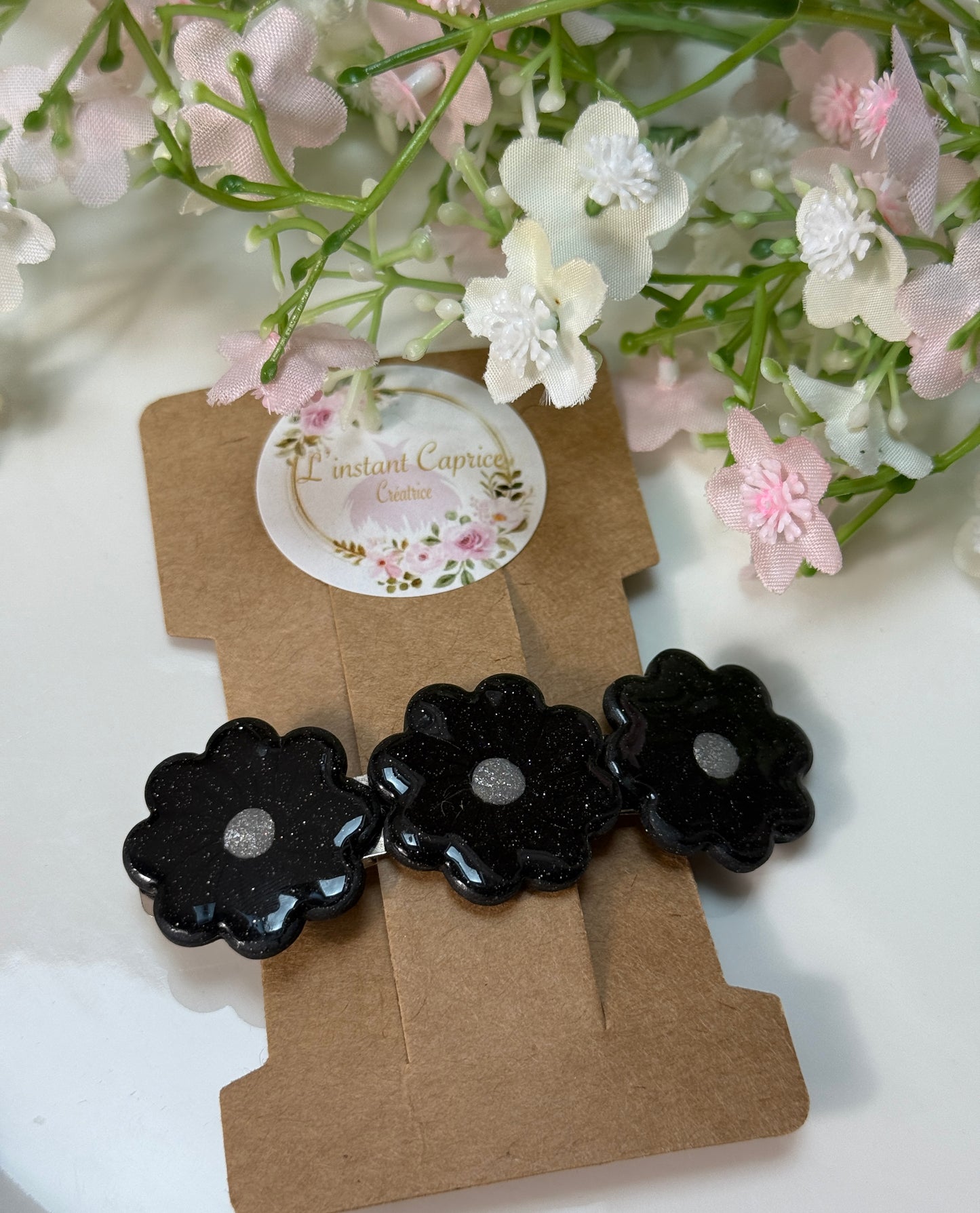 Grandes Barrettes Fleurs
