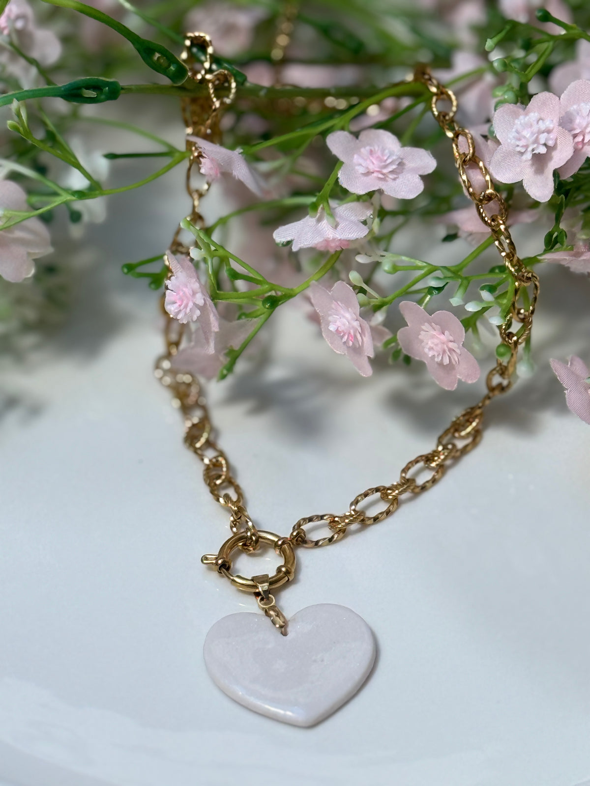 Collier Coeur interchangeable