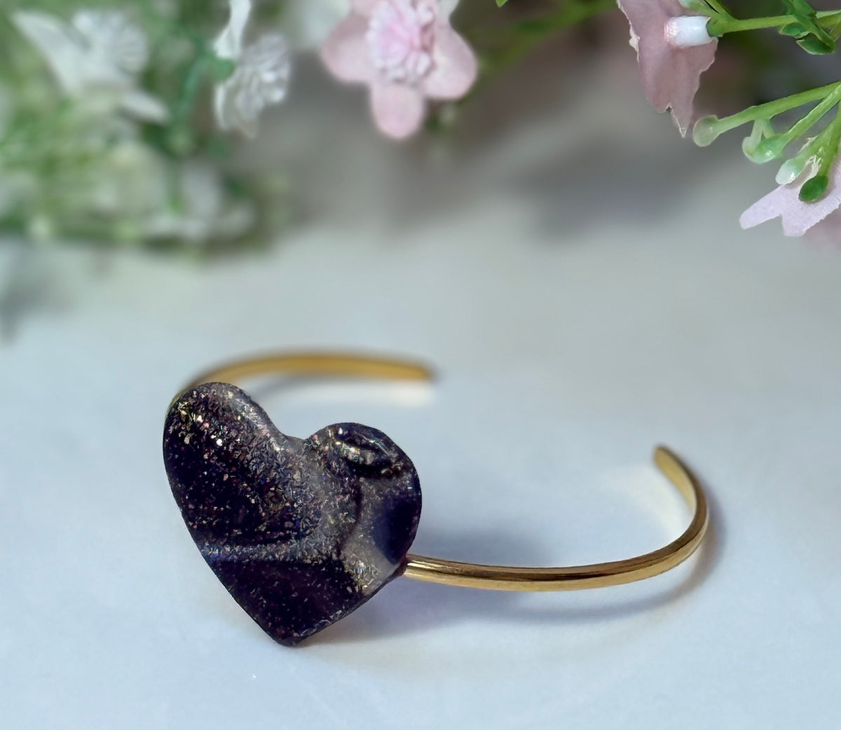 Bracelet jonc Coeur