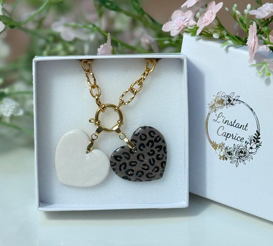 Collier Coeur interchangeable