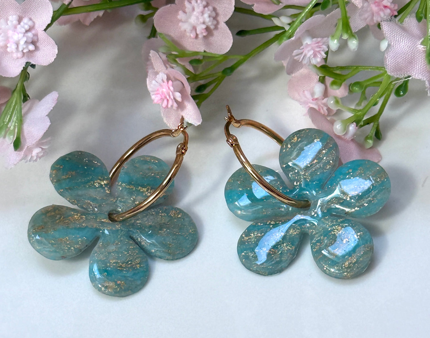 Créoles Fleur Maxi