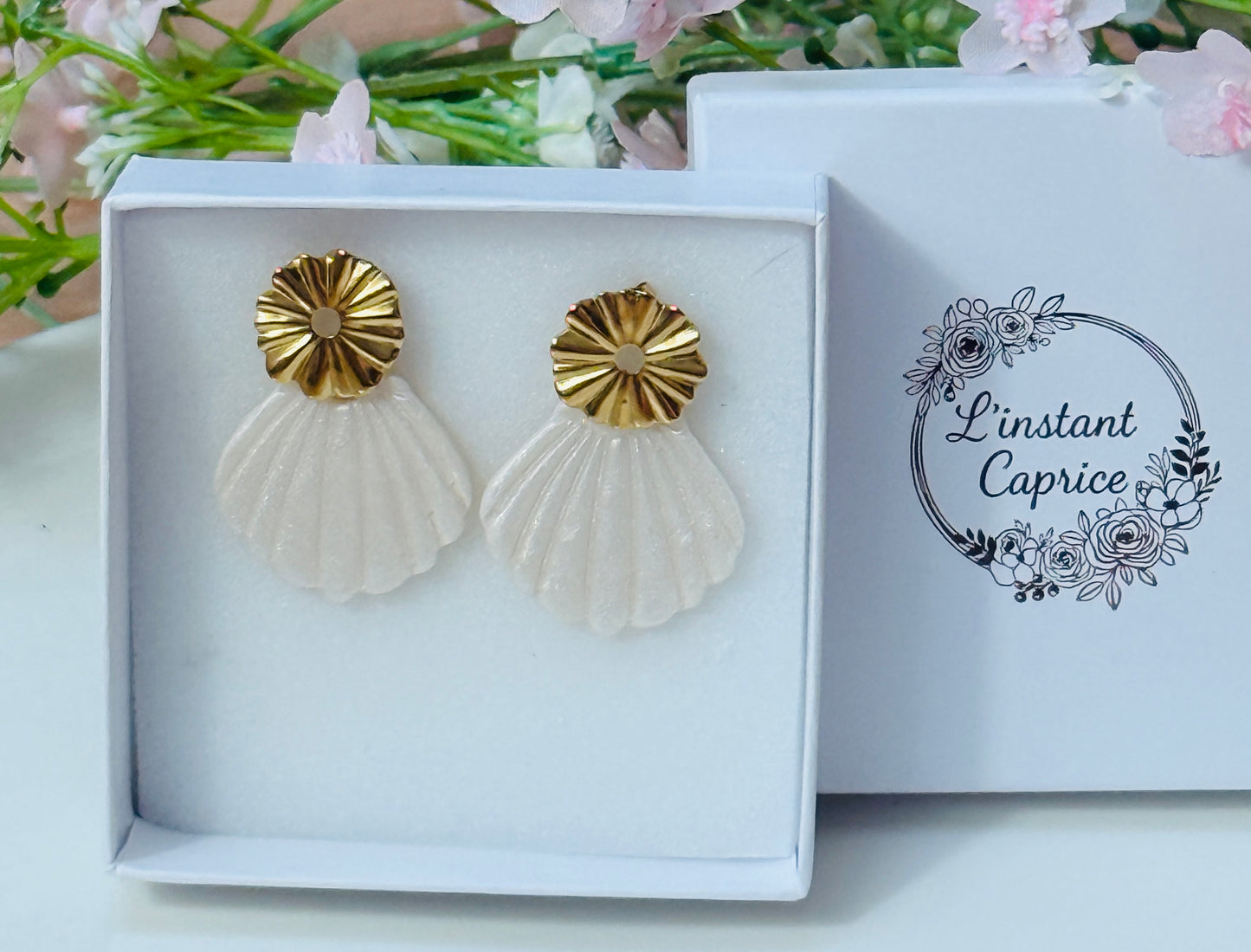 Boucles Coquillage