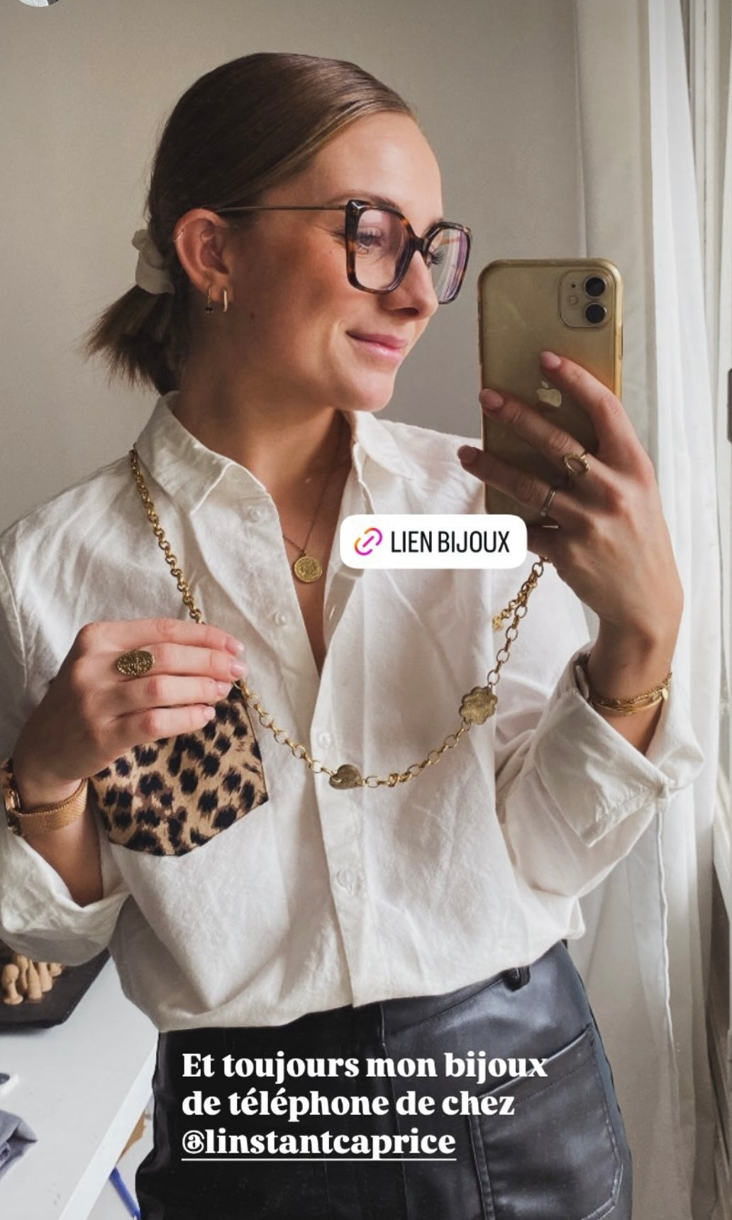 Bijou long de Téléphone