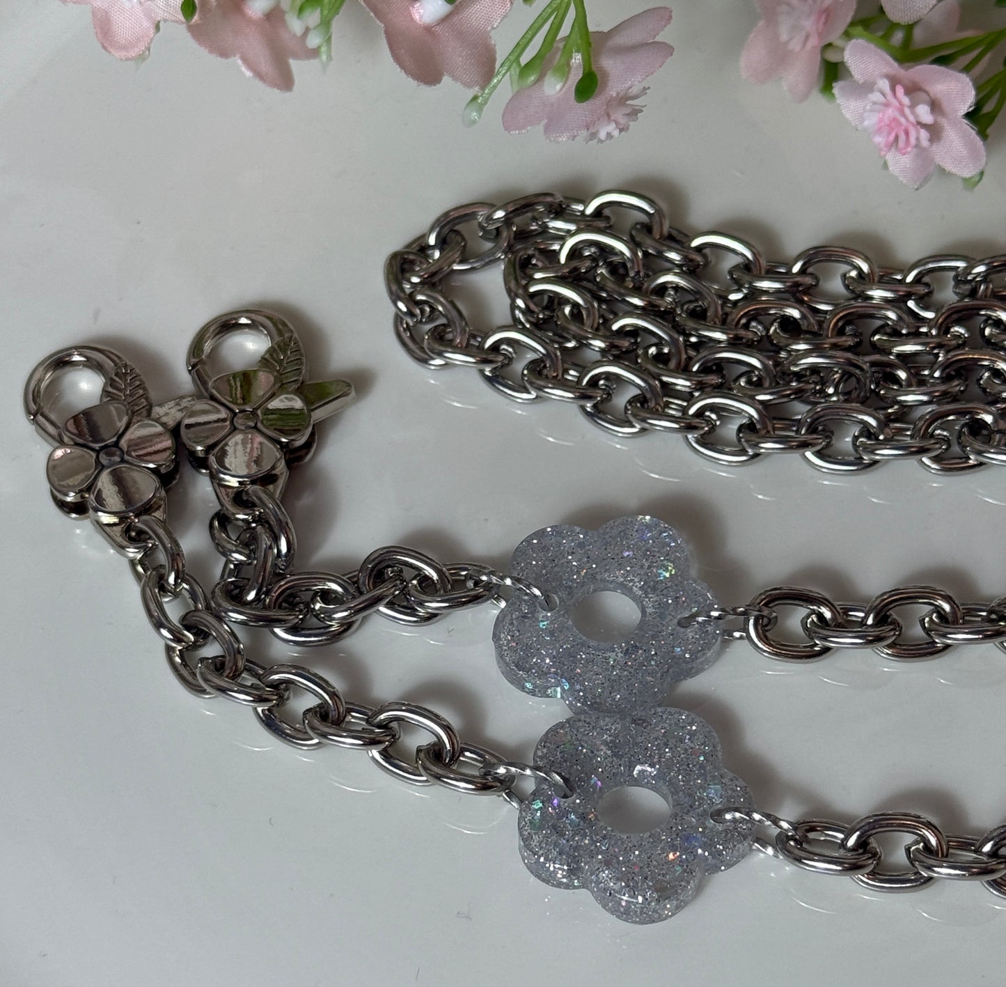 Chainette de sac paillette