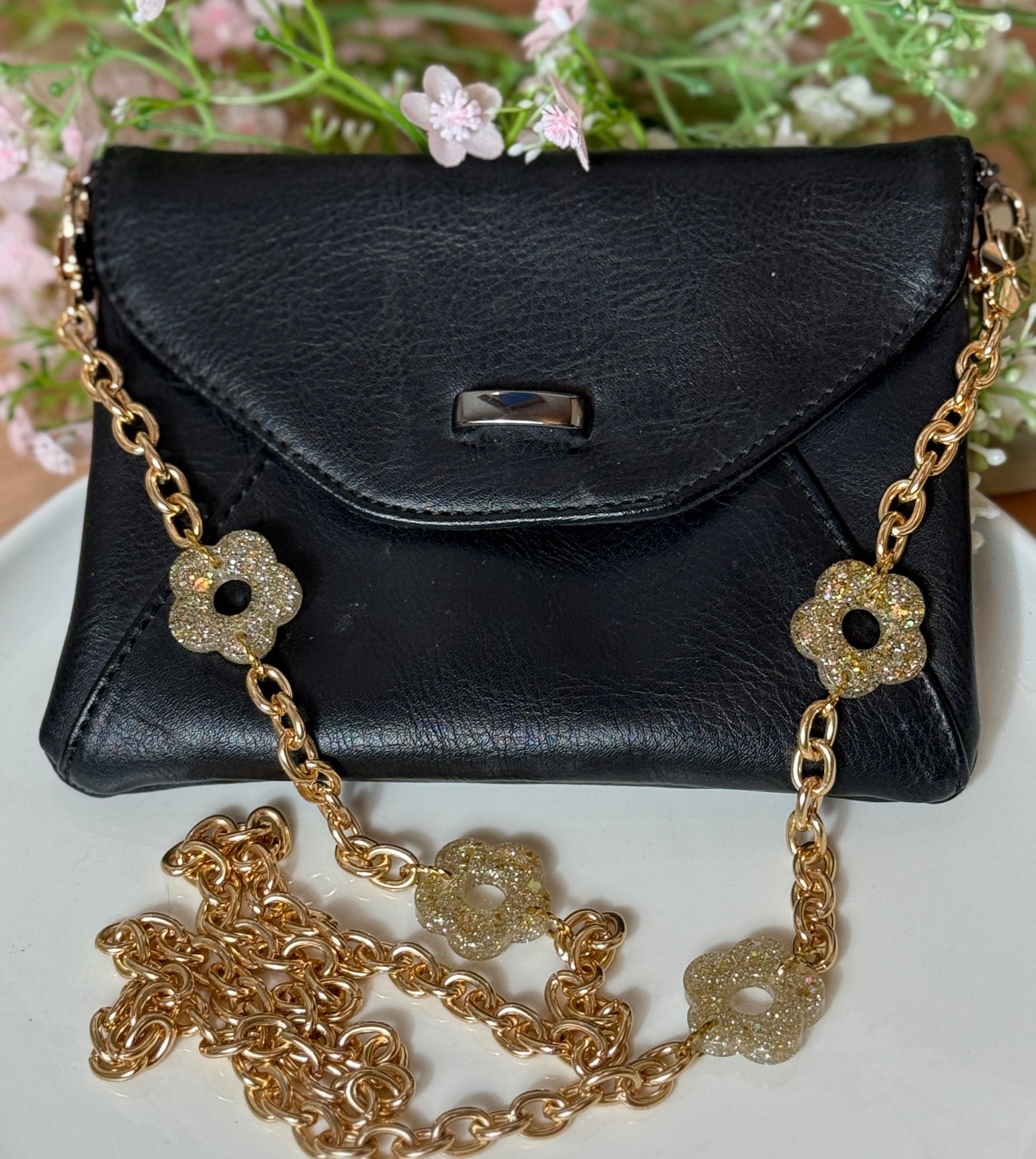 Chainette de sac paillette