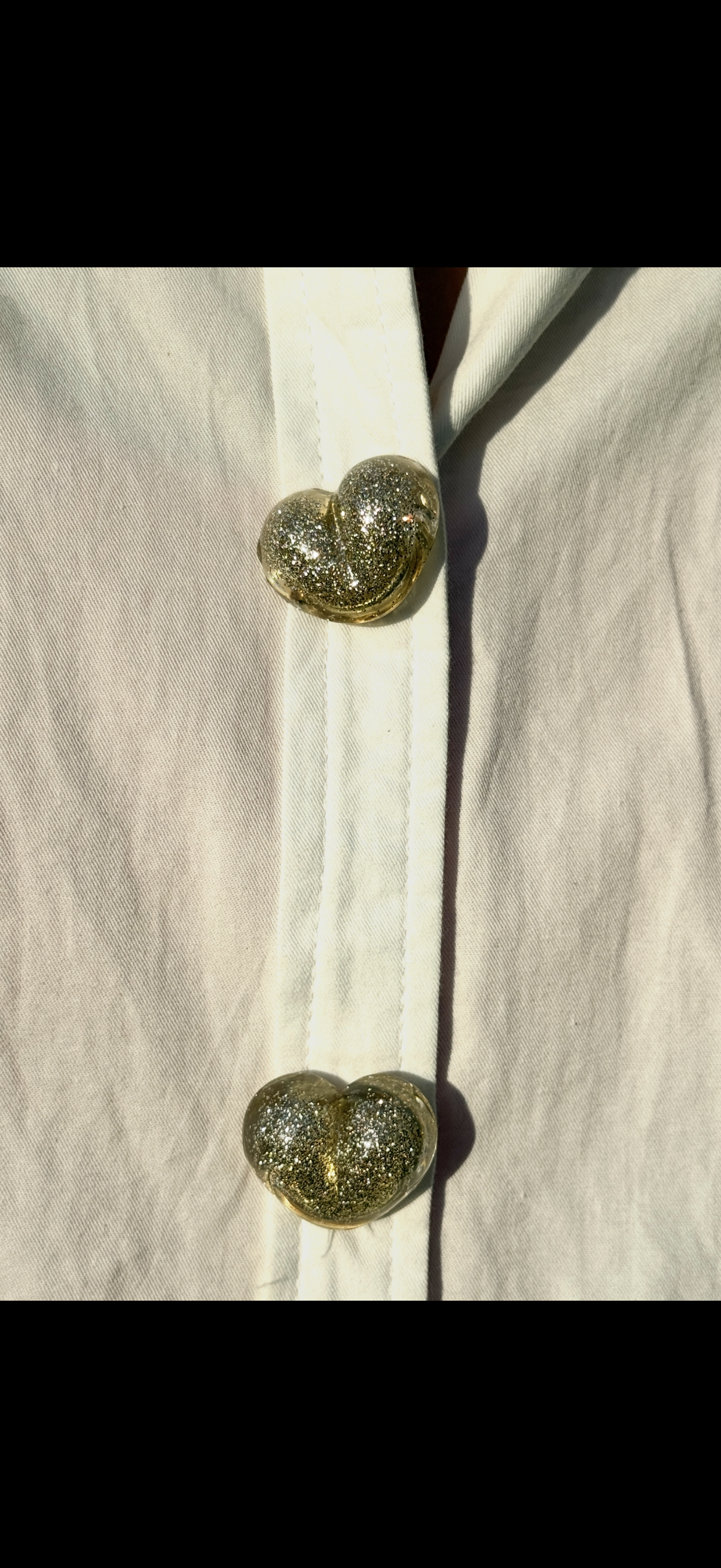 Boutons amovible Coeur