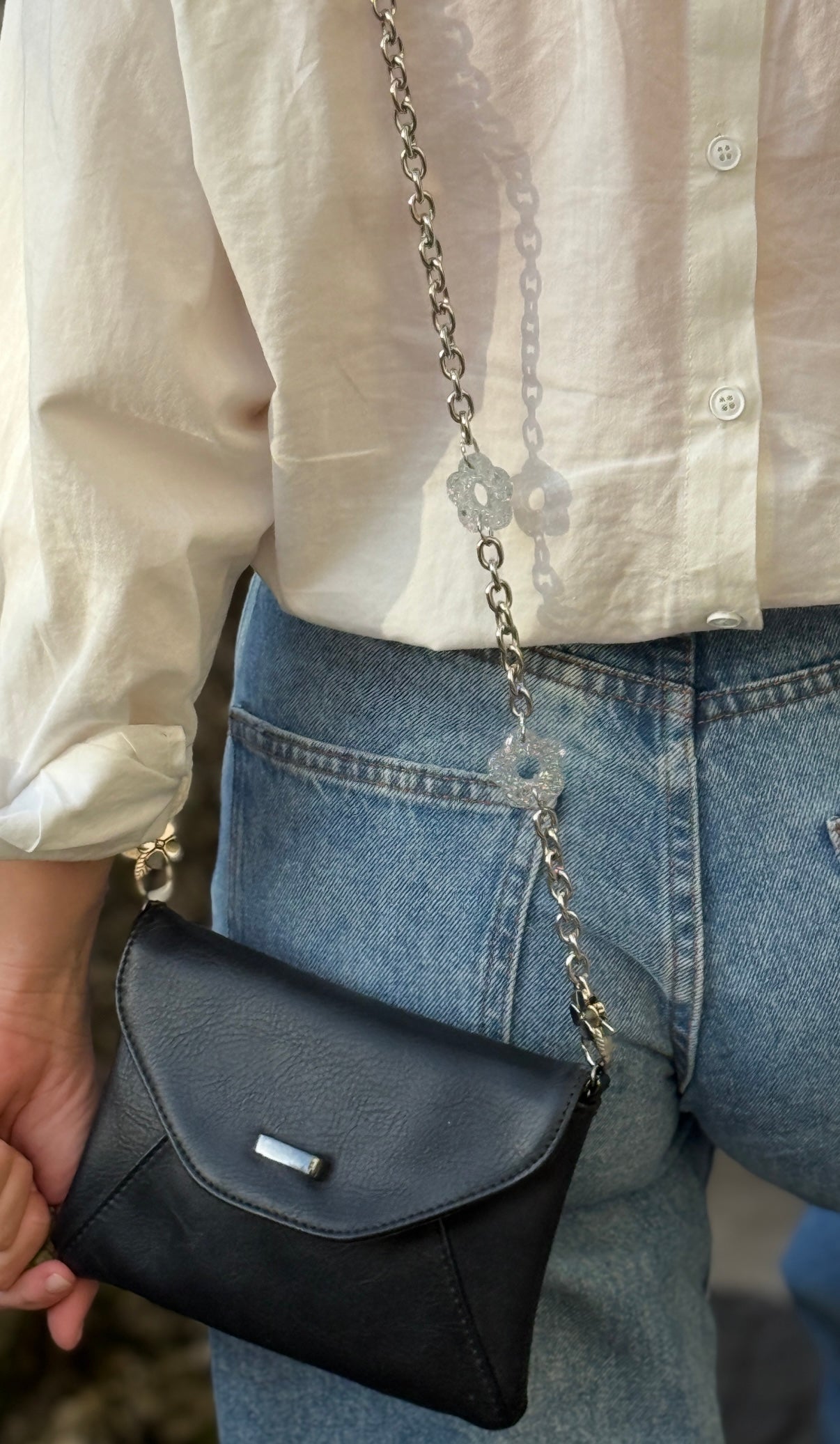 Chainette de sac paillette