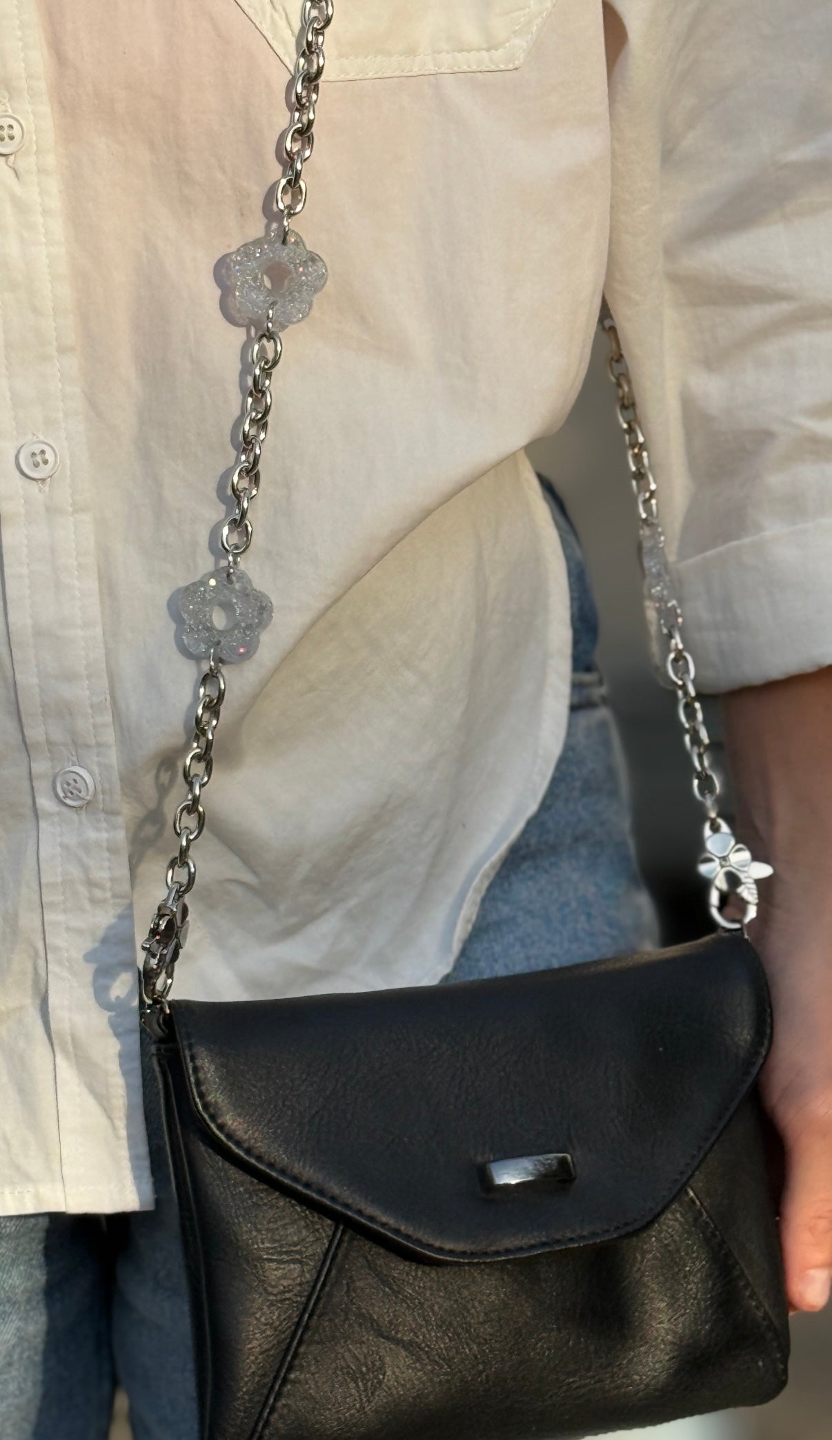 Chainette de sac paillette