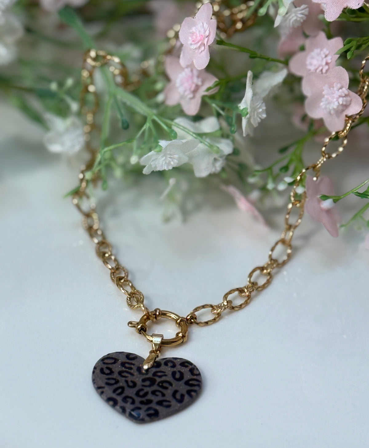 Collier Coeur interchangeable
