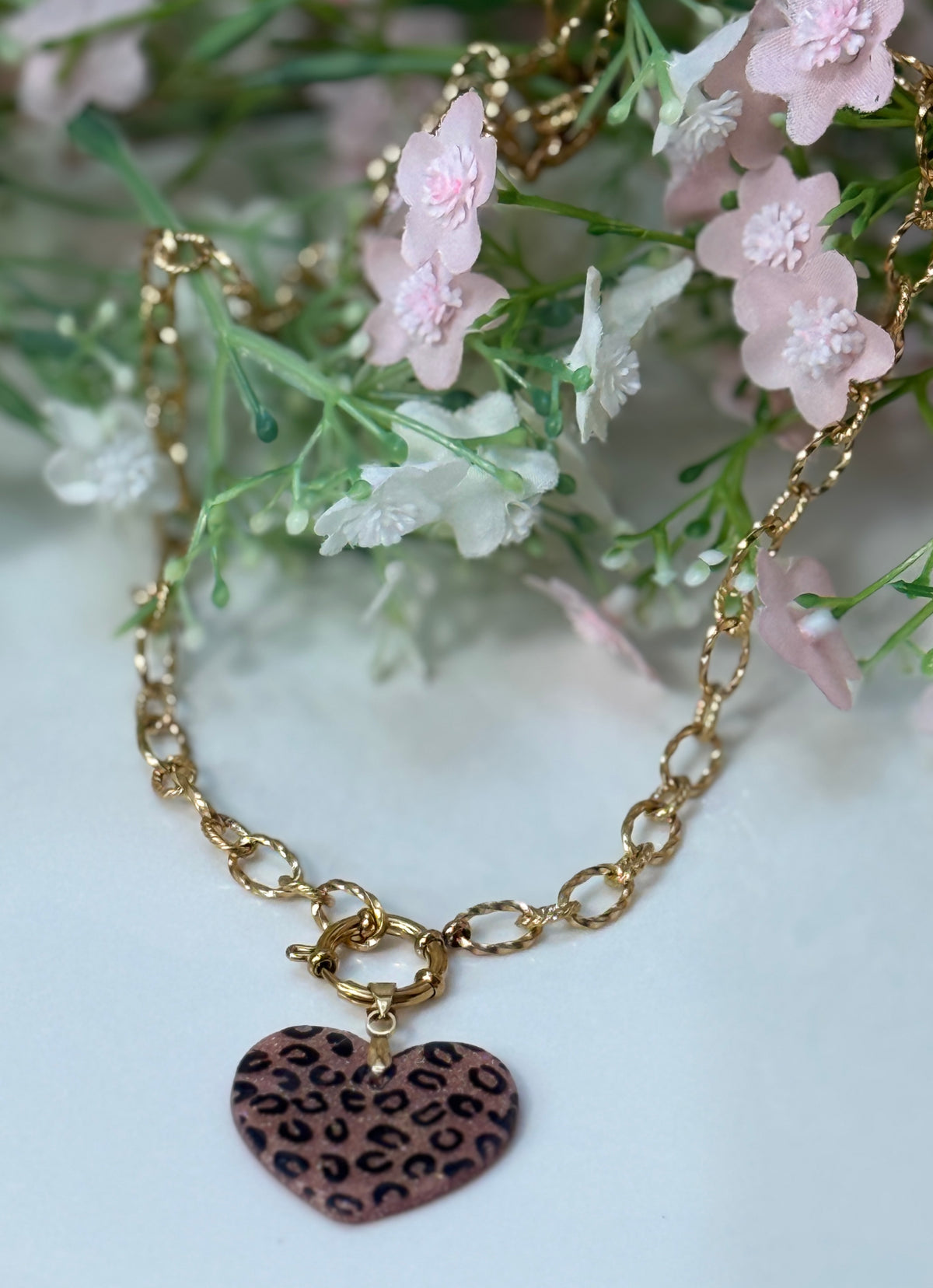 Collier Coeur interchangeable