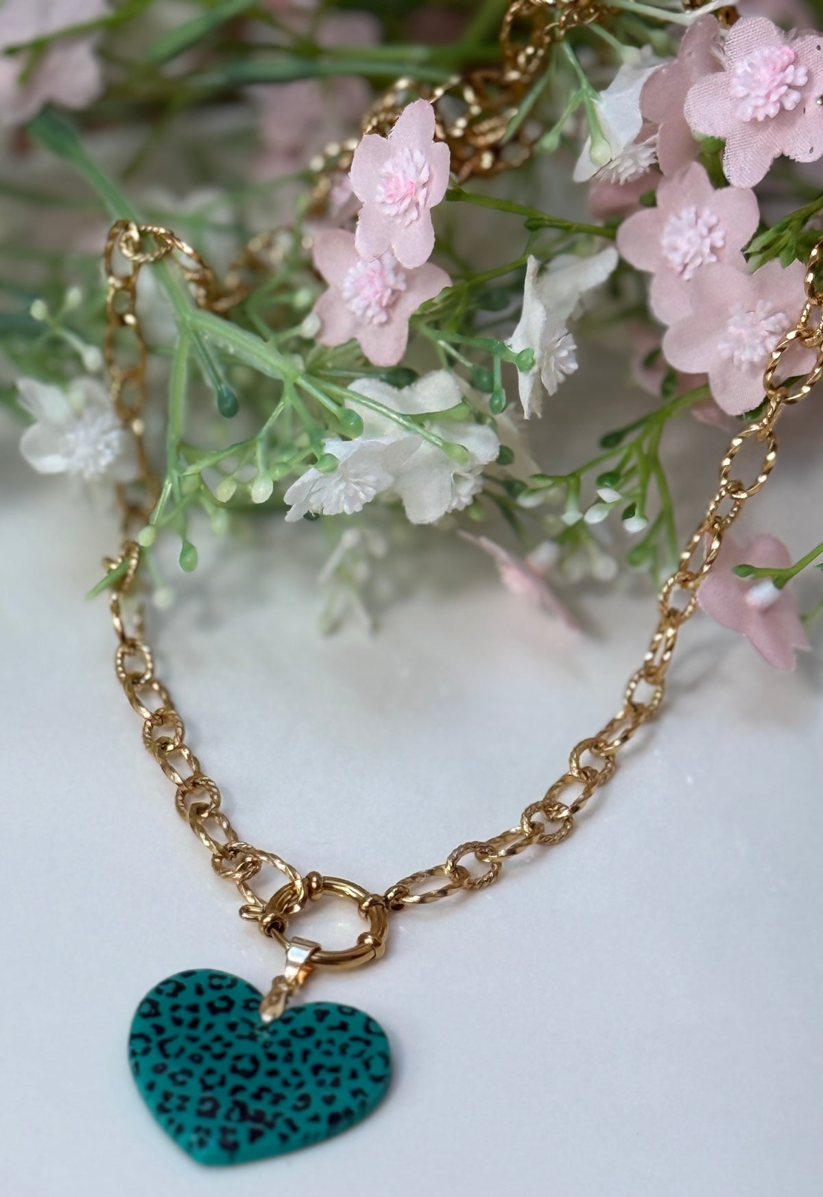 Collier Coeur interchangeable