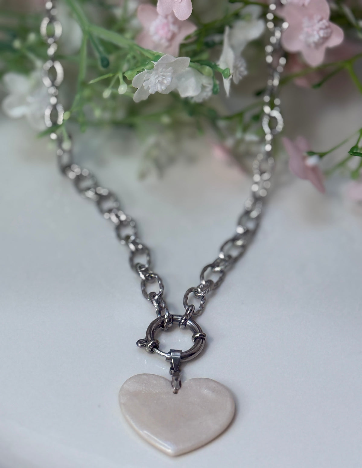 Collier Coeur interchangeable