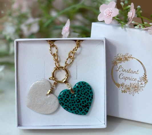 Collier Coeur interchangeable
