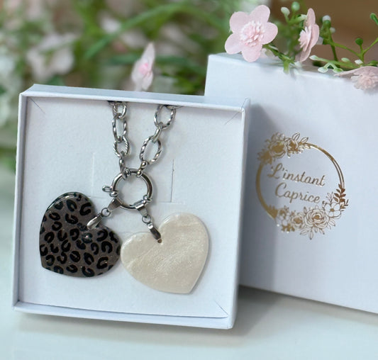 Collier Coeur interchangeable