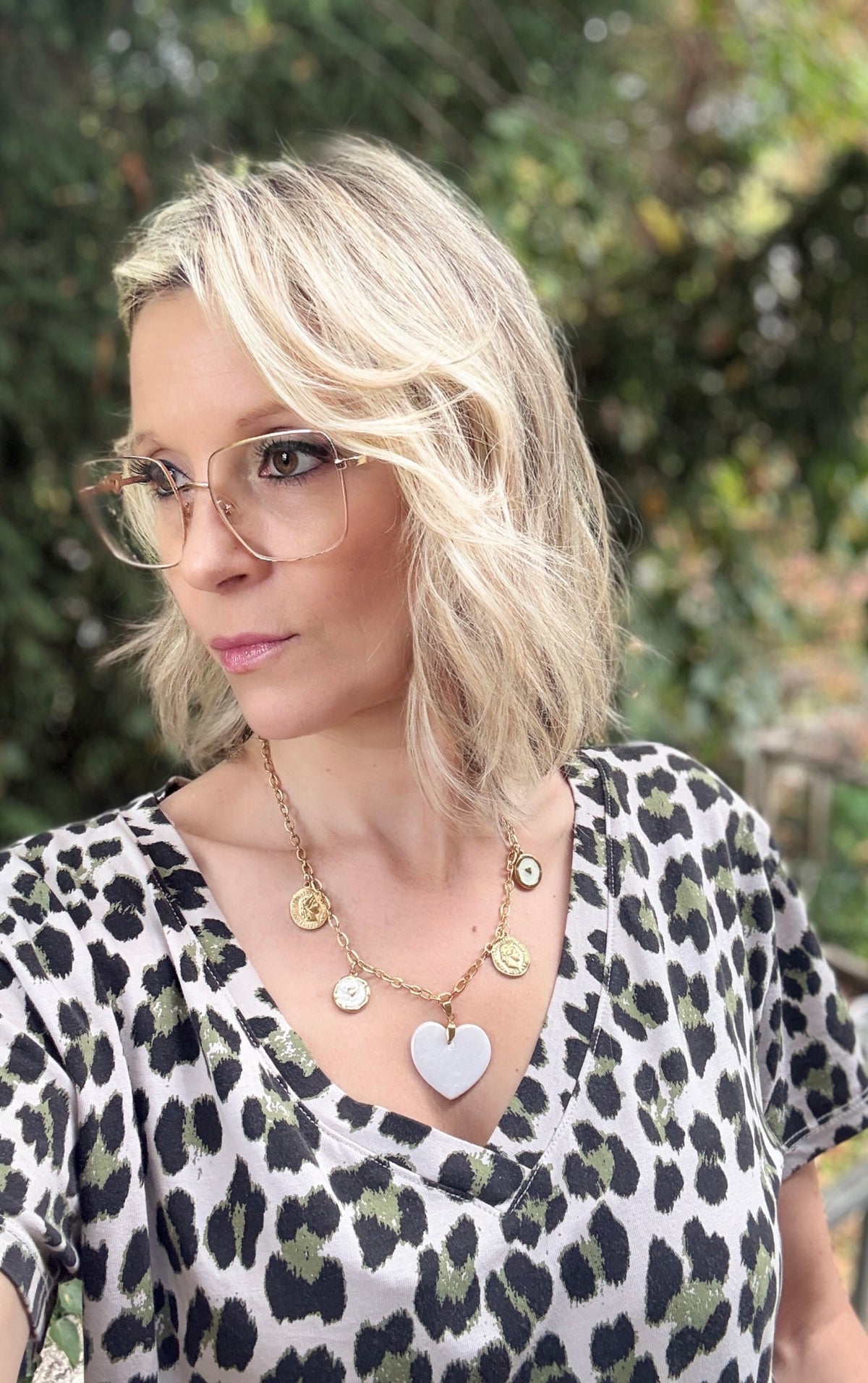 Collier Breloque Coeur