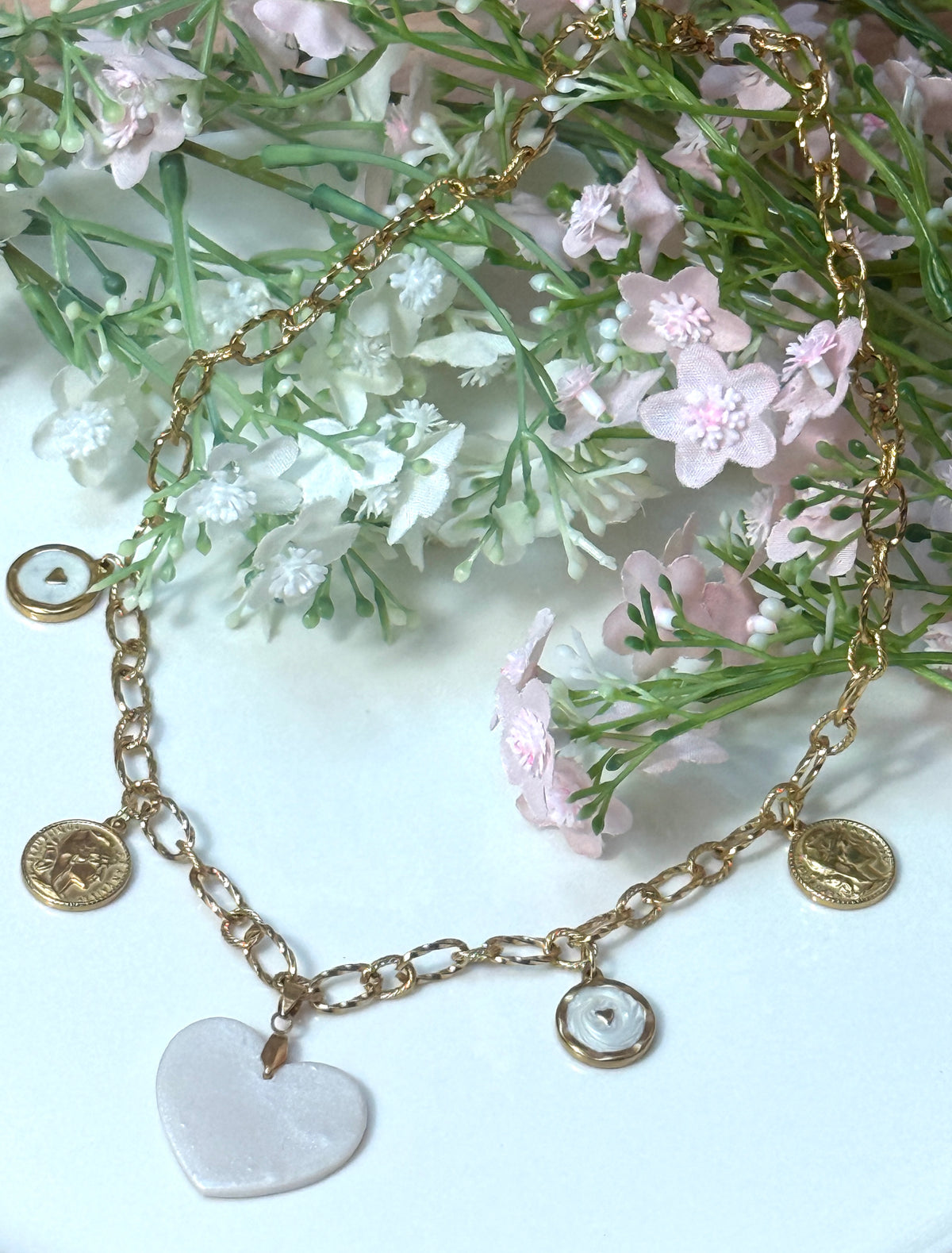 Collier Breloque Coeur