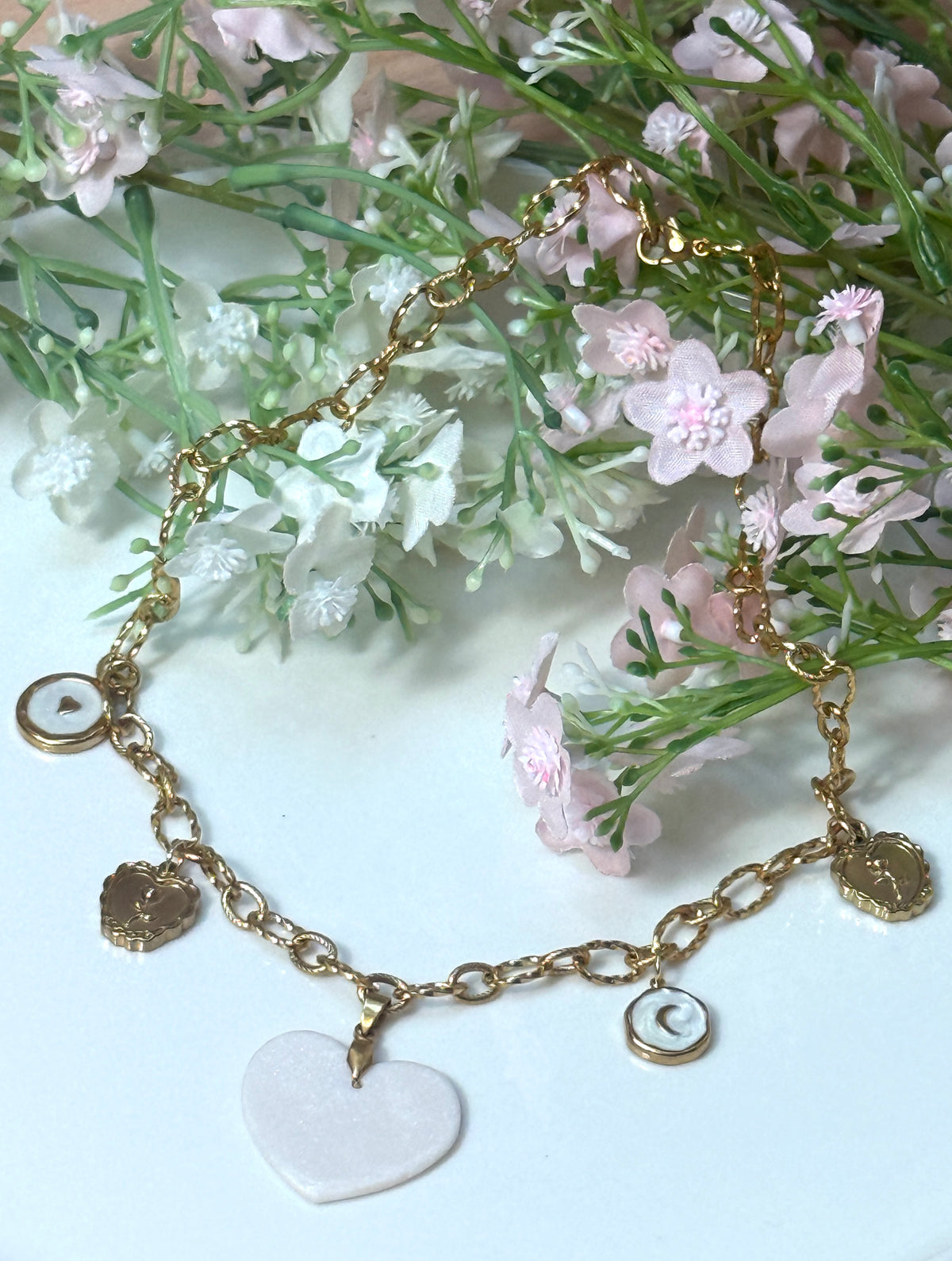 Collier Breloque Coeur