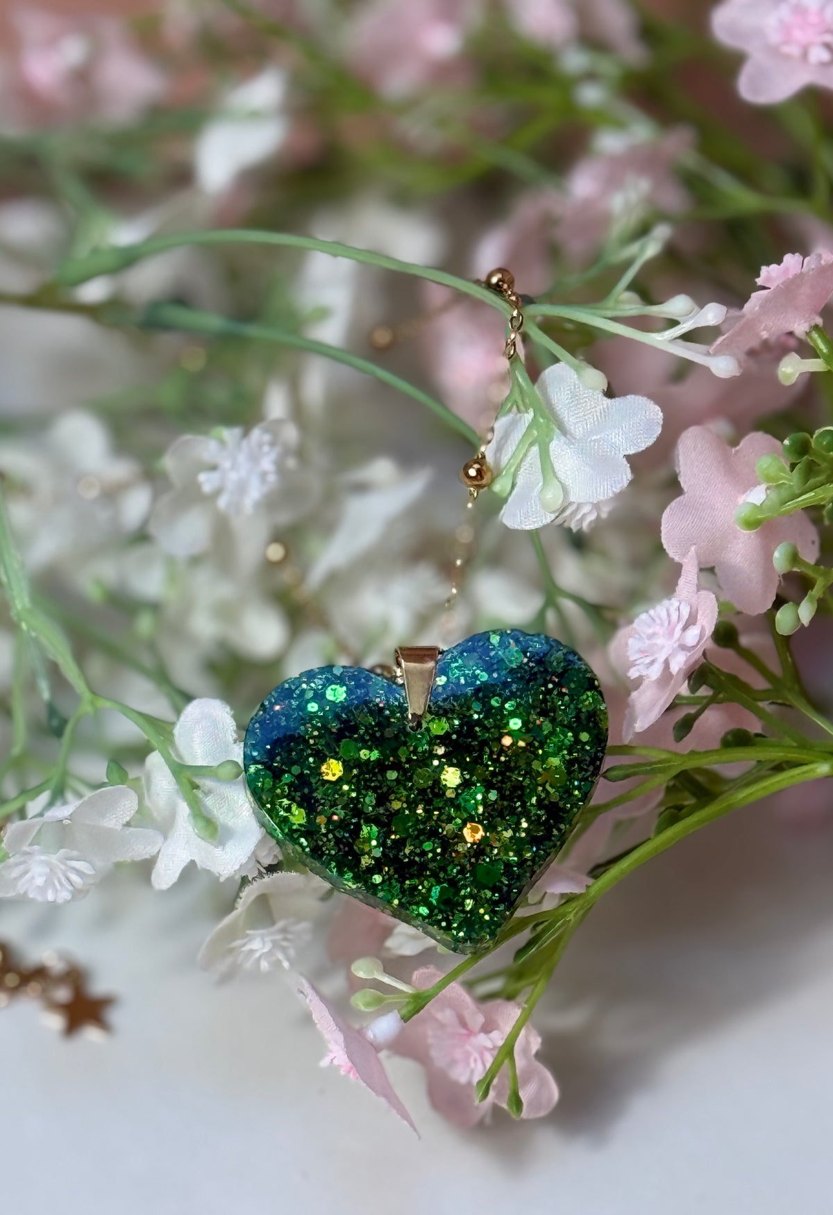 Sautoir coeur Paillette